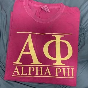 Alpha Phi comfort colors T-shirt